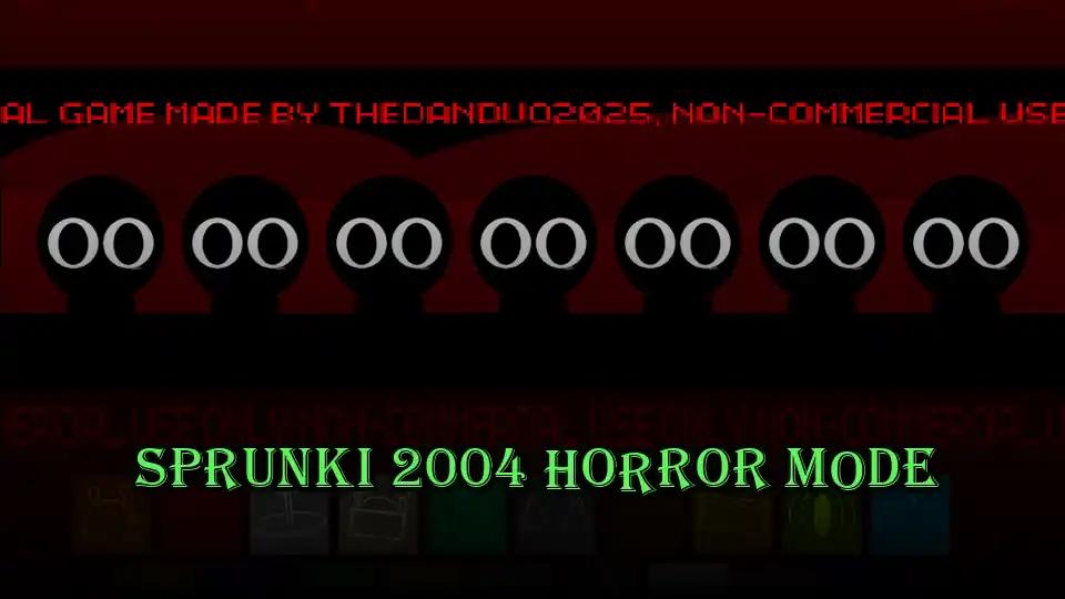 Sprunki 2004 Horror Mode