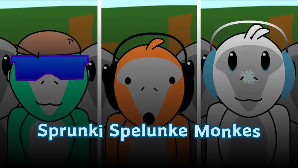 Sprunki Spelunke Monkes