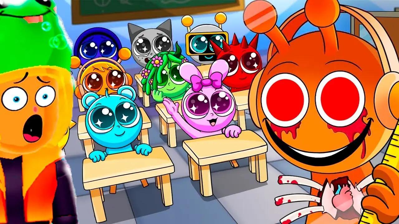 Sprunki Escuela